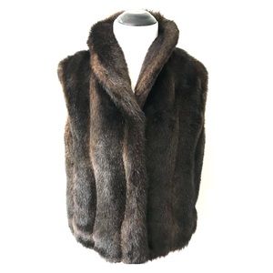 Vintage Nana Creation Faux Fur Vest